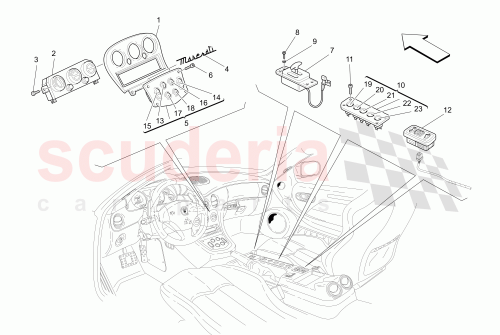 Part Diagram for Maserati 208486