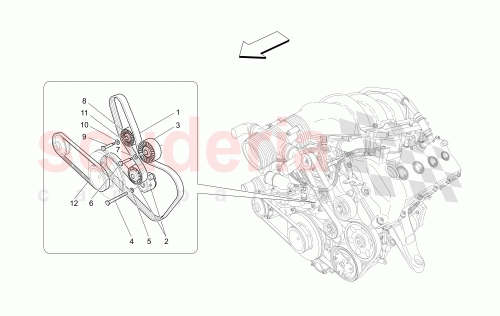 Part Diagram for Maserati 239616