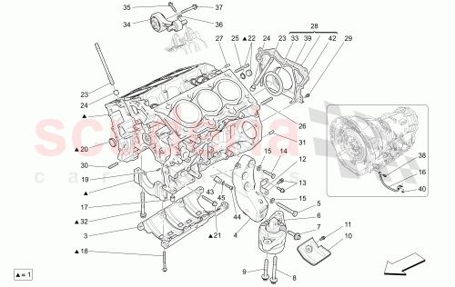 Part Diagram for Maserati 313719