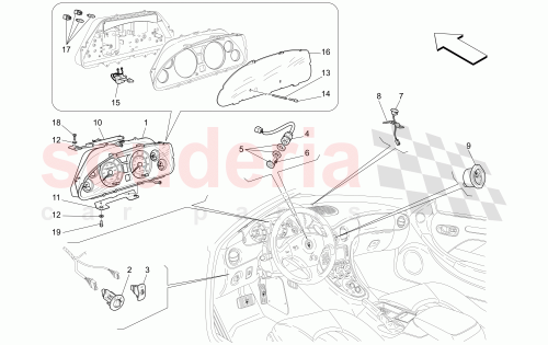 Part Diagram for Maserati 373600305