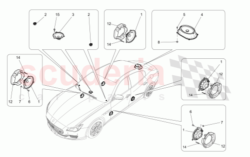 Part Diagram for Maserati 673002003