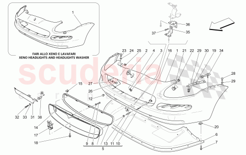 Part Diagram for Maserati 15693504