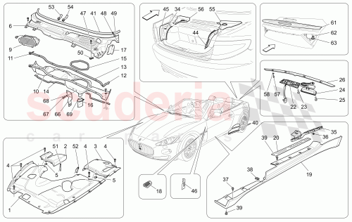 Part Diagram for Maserati 82804700