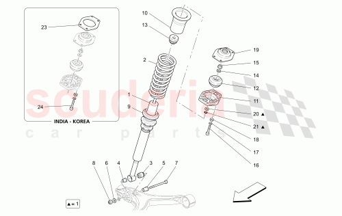 Part Diagram for Maserati 247081