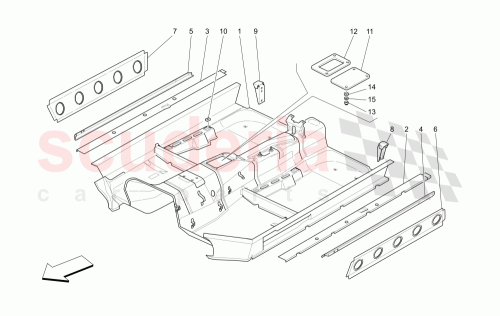 Part Diagram for Maserati 980138030