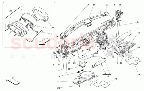 Part Diagram for Maserati 670016961