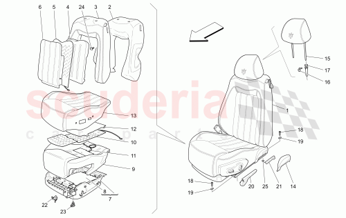 Part Diagram for Maserati 80669600