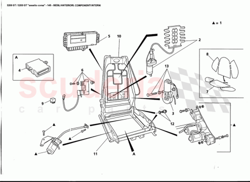 Part Diagram for Maserati 386901228