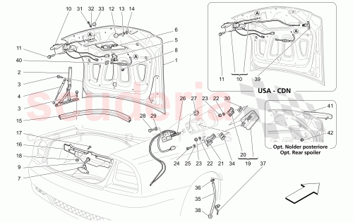 Part Diagram for Maserati 67372600