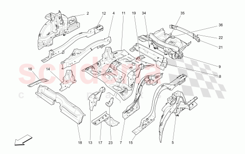 Part Diagram for Maserati 675000698