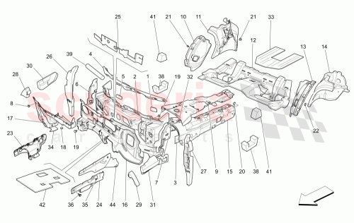 Part Diagram for Maserati 670004552