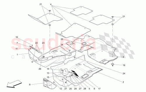 Part Diagram for Maserati 670085959