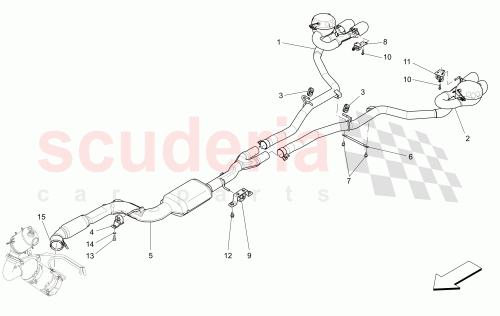 Part Diagram for Maserati 670034469