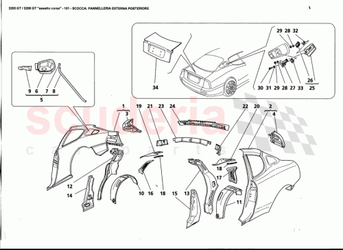 Part Diagram for Maserati 382500222