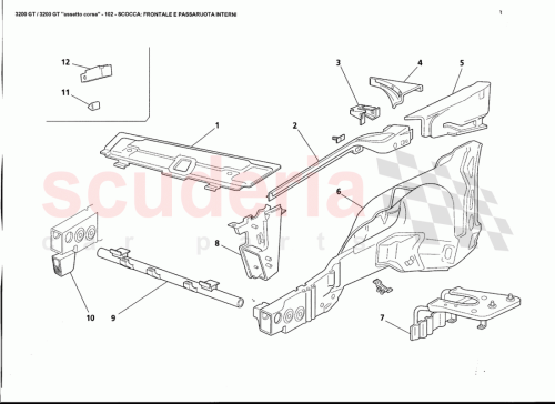 Part Diagram for Maserati 381700131
