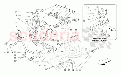 Part Diagram for Maserati 239775