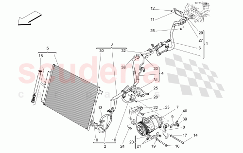 Part Diagram for Maserati 670003216
