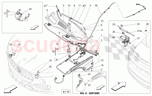 Part Diagram for Maserati 670035110