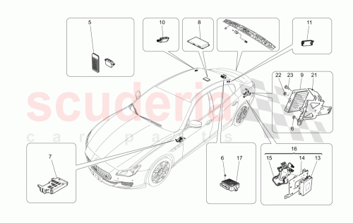 Part Diagram for Maserati 670106386