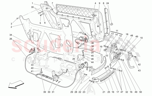 Part Diagram for Maserati 67029404