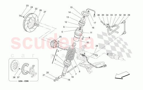 Part Diagram for Maserati 12574521