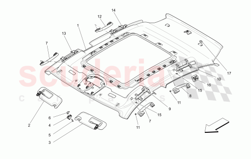 Part Diagram for Maserati 670033835