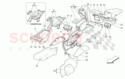 Part Diagram for Maserati 85351100