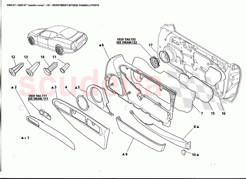 Part Diagram for Maserati 9810072