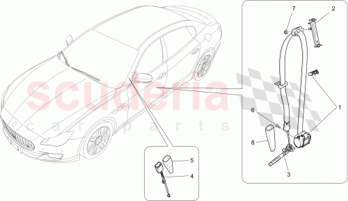 Part Diagram for Maserati 670001425