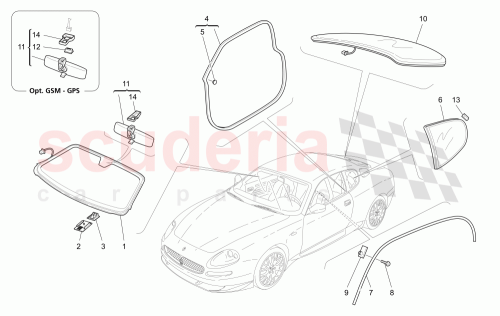 Part Diagram for Maserati 60545263