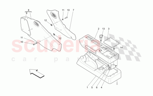 Part Diagram for Maserati 13288011