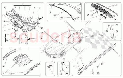 Part Diagram for Maserati 670006111