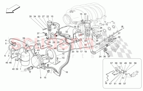 Part Diagram for Maserati 285084