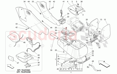 Part Diagram for Maserati 67510606