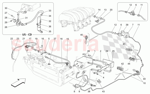Part Diagram for Maserati 219430