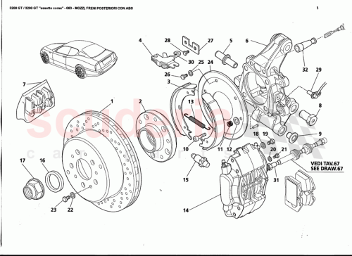 Part Diagram for Maserati 318020337