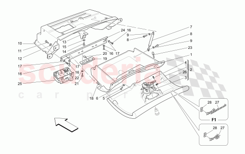 Part Diagram for Maserati 68343816