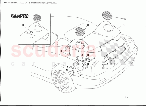 Part Diagram for Maserati 9810087