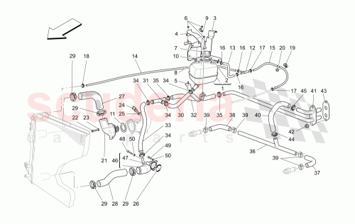 Part Diagram for Maserati 111628