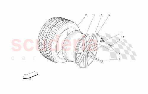 Part Diagram for Maserati 670007014