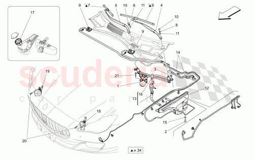 Part Diagram for Maserati 675000077
