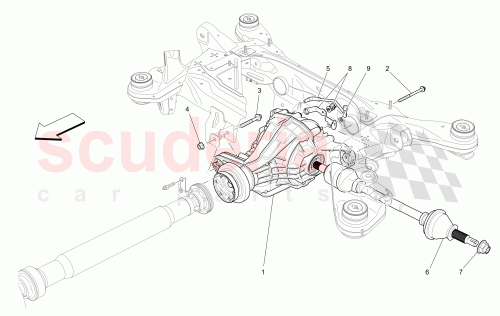 Part Diagram for Maserati 670035585