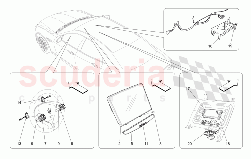 Part Diagram for Maserati 670078451