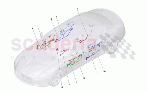 Part Diagram for Maserati 670007508