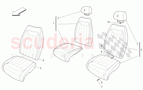 Part Diagram for Maserati 981607908