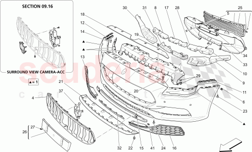 Part Diagram for Maserati 670034560