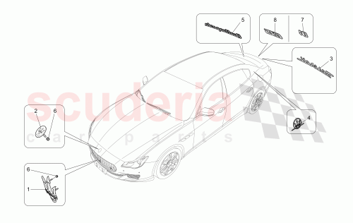 Part Diagram for Maserati 670005377