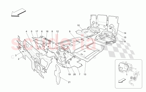 Part Diagram for Maserati 82172500