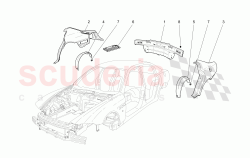 Part Diagram for Maserati 67223800