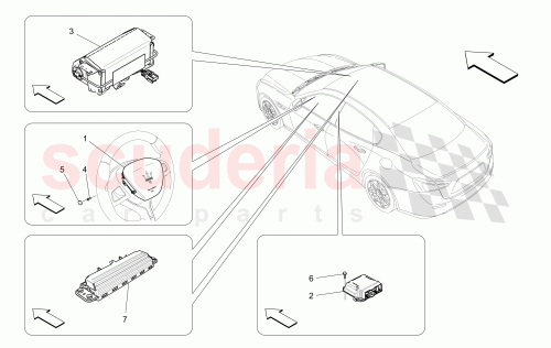 Part Diagram for Maserati 670007061